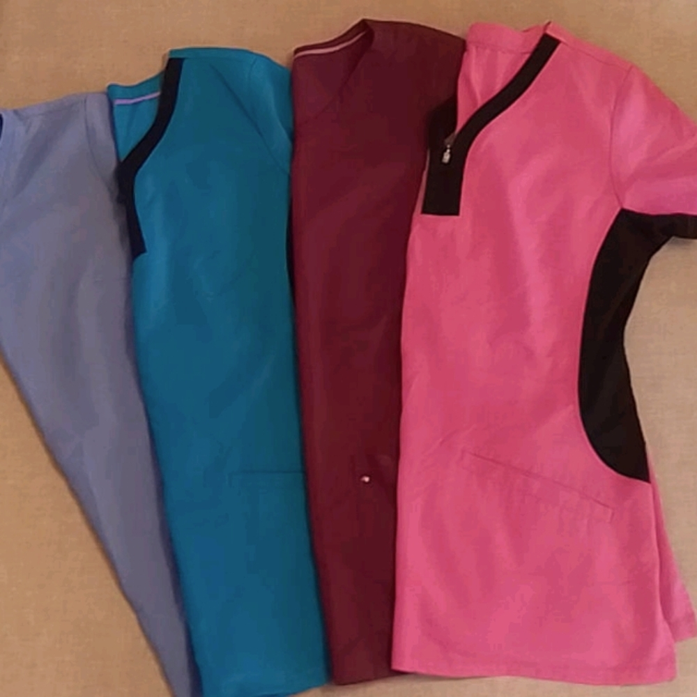 Lot of Healing Hands scrub tops